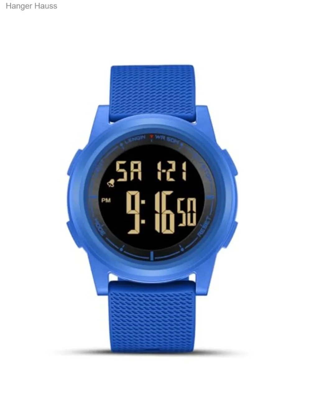 Ultra Thin Sports Digital Watch with LED Light and Stopwatch - Waterproof 3ATM